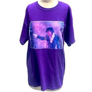 Prince Purple Rain I Would Die 4 U, 100% Cotton Gildan T-shirt, Size L, Rare